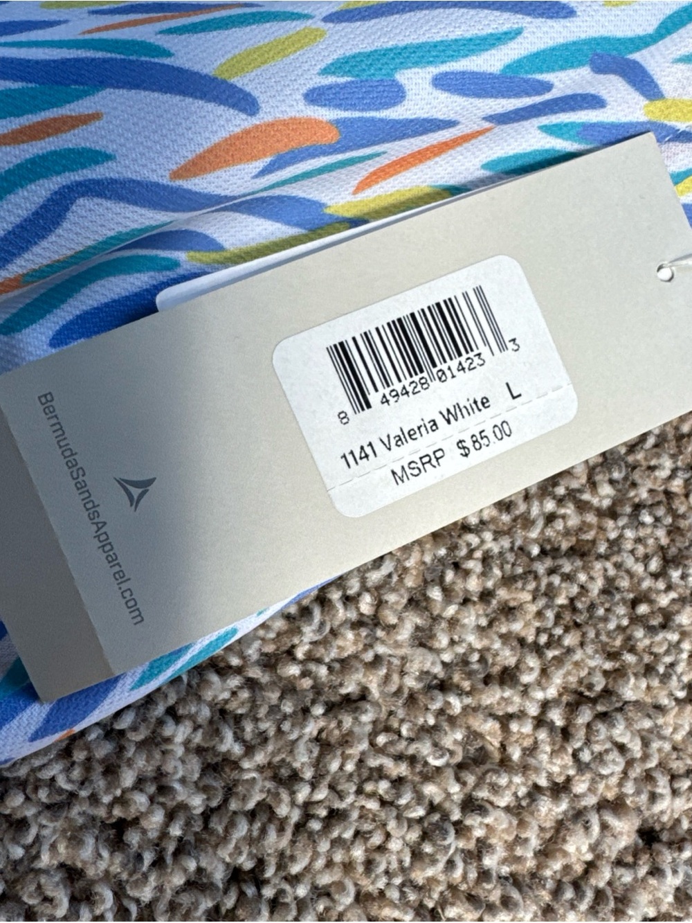 Printed A-Line Women's Large Skort Multi Color Bermuda Sands nwt Retail $85 - Picture 4 of 8